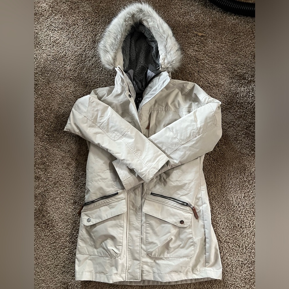 Columbia double layer omniheat interchangeable winter jacket
